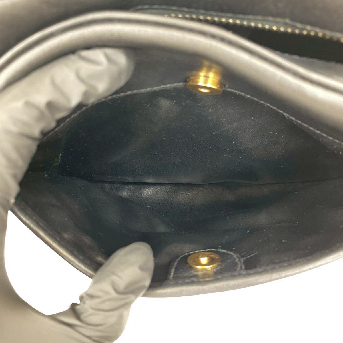 CELINE Shoulder Bag leather black