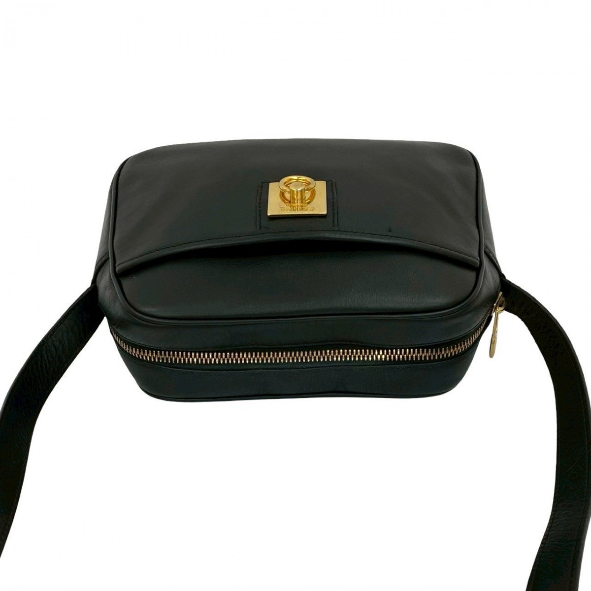 CELINE Shoulder Bag leather black