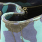 PRADA Handbag B2642B canvas Blue type Canapa Women Used Authentic