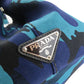 PRADA Handbag B2642B canvas Blue type Canapa Women Used Authentic