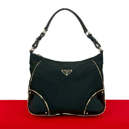 PRADA Shoulder Bag Nylon black