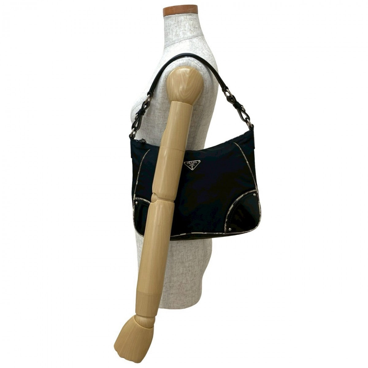 PRADA Shoulder Bag Nylon black