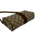 GUCCI Shoulder Bag leather Brown Sherry line