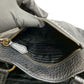 PRADA Shoulder Bag leather black