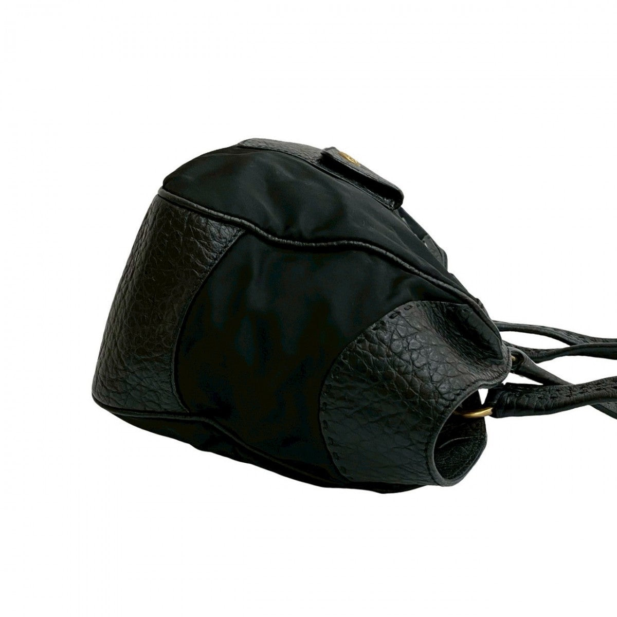 PRADA Shoulder Bag leather black