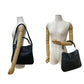 GUCCI Shoulder Bag leather black Bamboo
