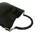 GUCCI Shoulder Bag leather black Bamboo
