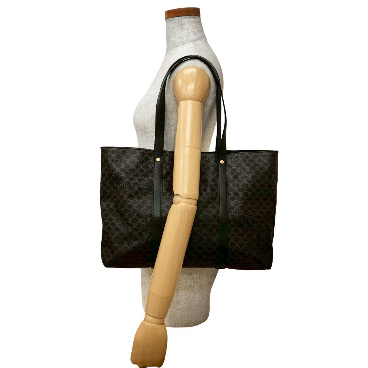 CELINE Tote Bag leather black
