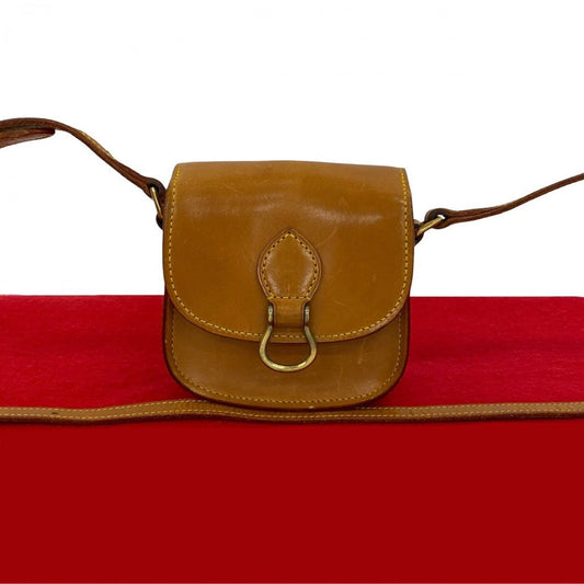 LOUIS VUITTON Shoulder Bag leather Brown Mini Mini Saint-Cloud