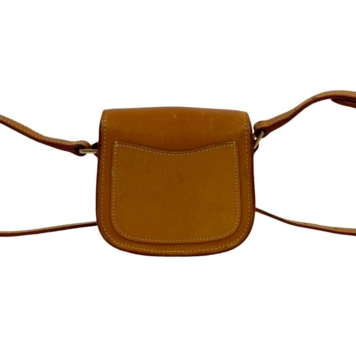 LOUIS VUITTON Shoulder Bag leather Brown Mini Mini Saint-Cloud