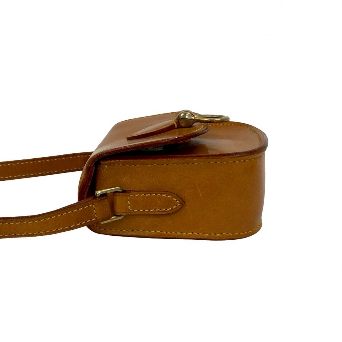 LOUIS VUITTON Shoulder Bag leather Brown Mini Mini Saint-Cloud