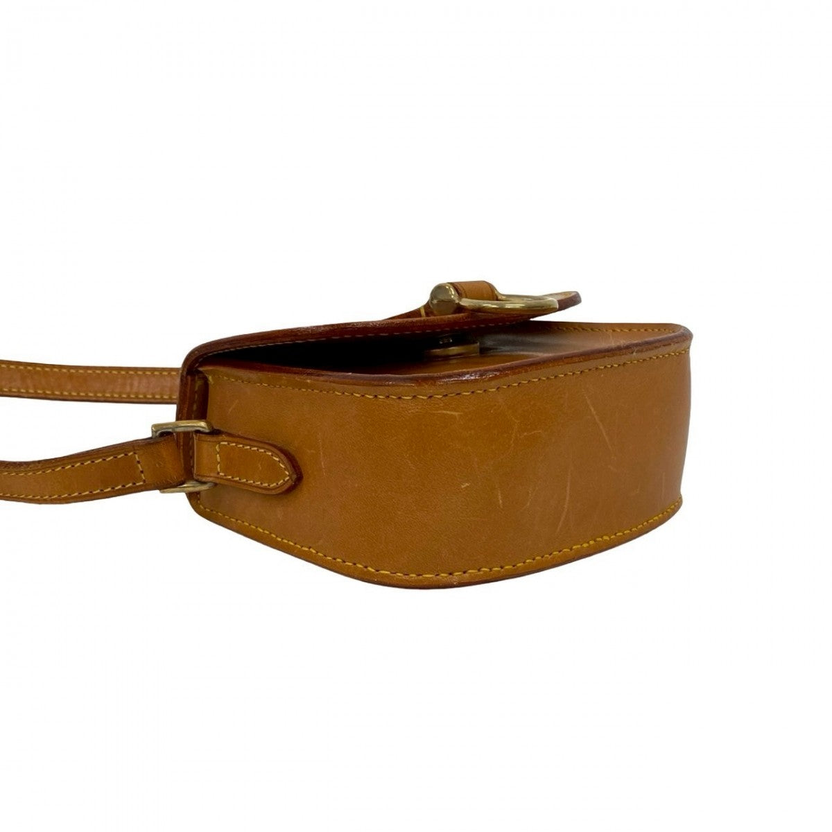 LOUIS VUITTON Shoulder Bag leather Brown Mini Mini Saint-Cloud