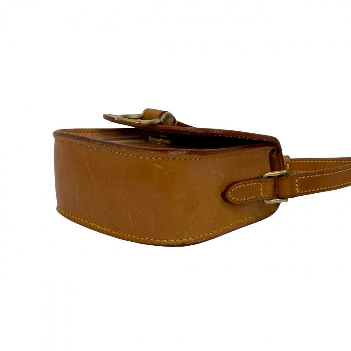 LOUIS VUITTON Shoulder Bag leather Brown Mini Mini Saint-Cloud