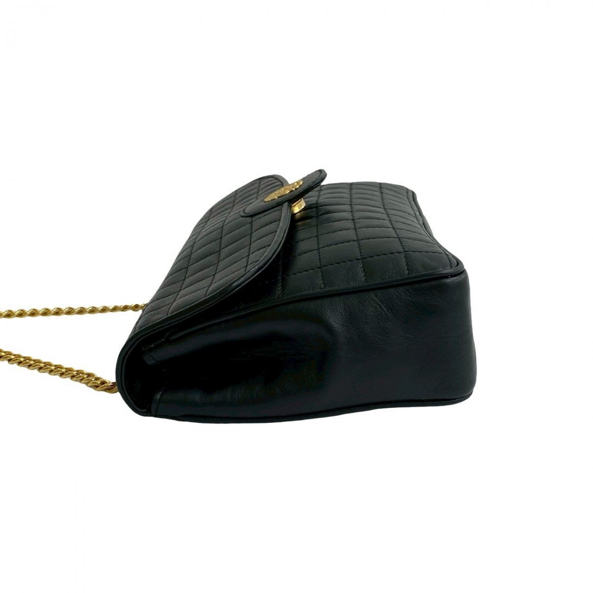 CELINE Shoulder Bag leather black