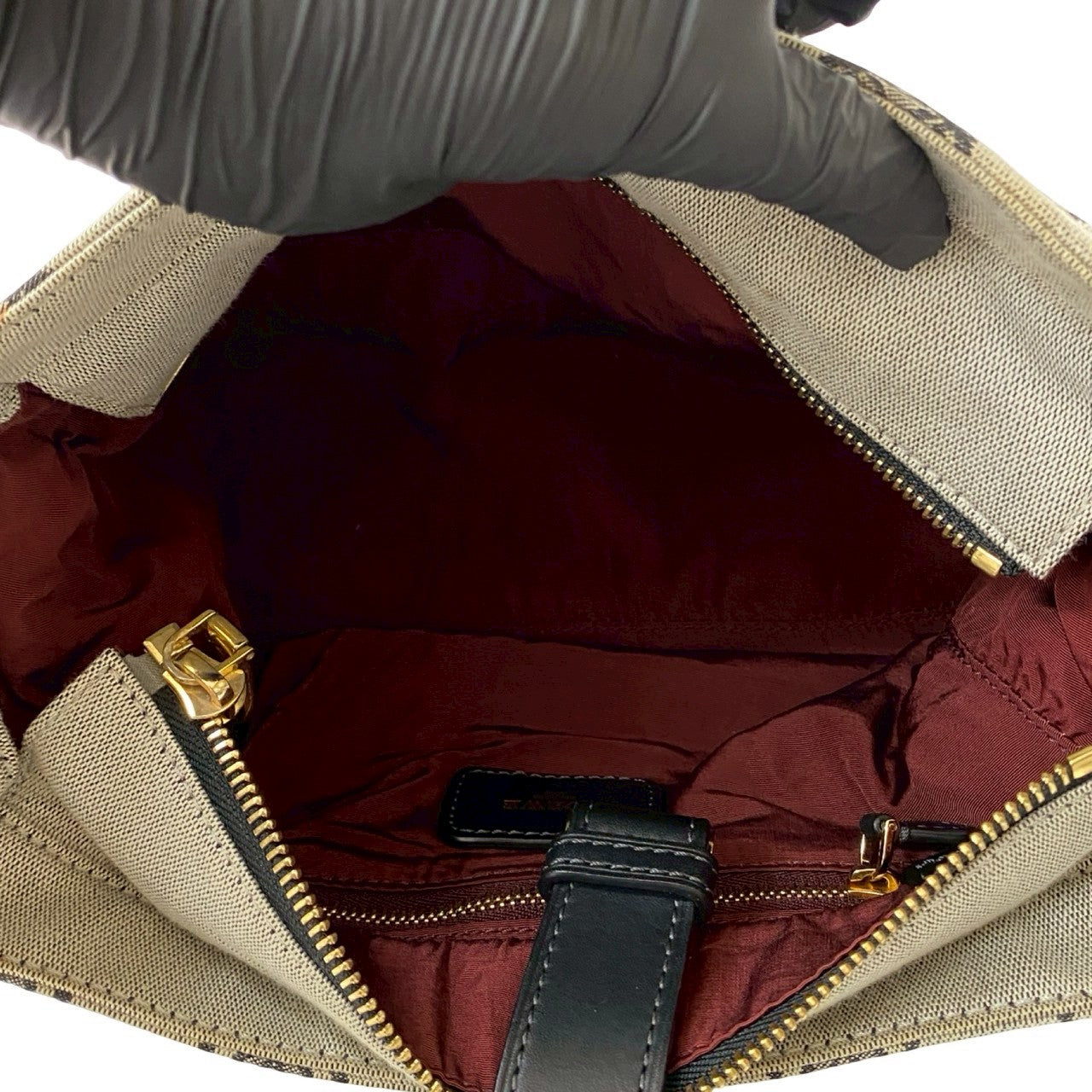 LOEWE Shoulder Bag leather gray