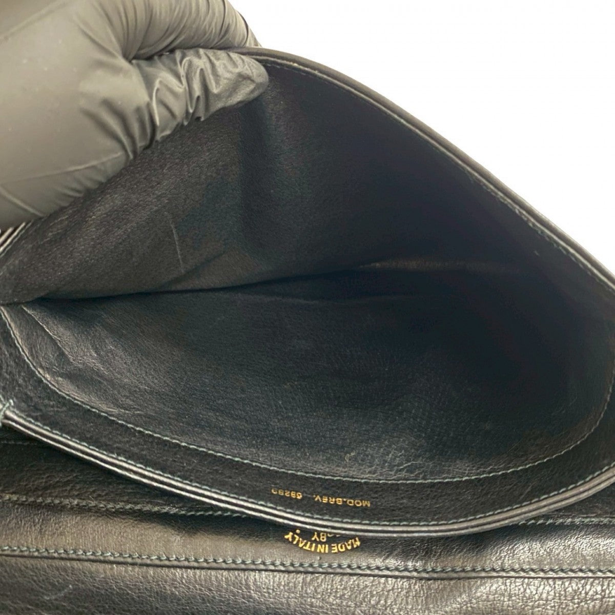 GUCCI Shoulder Bag leather black