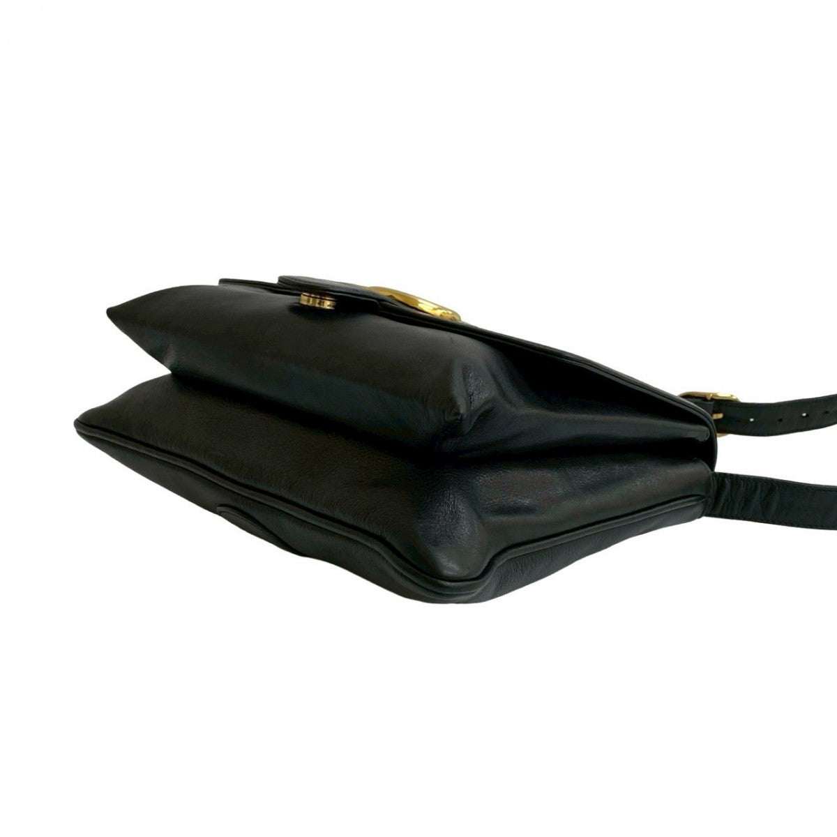 GUCCI Shoulder Bag leather black