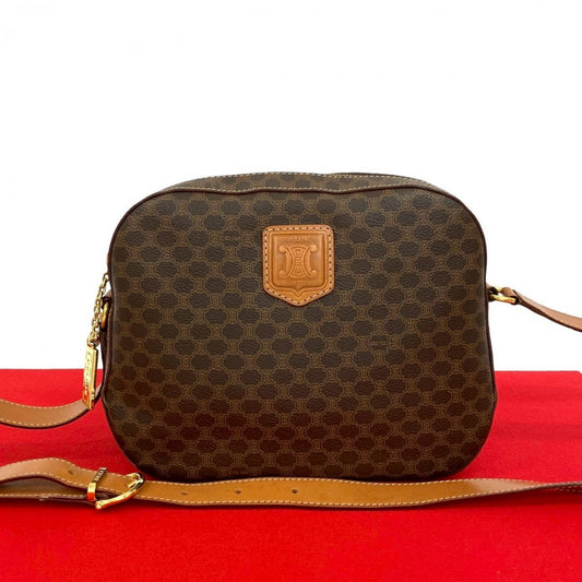 CELINE Shoulder Bag leather Brown
