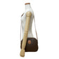 CELINE Shoulder Bag leather Brown