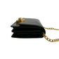 PRADA Shoulder Bag leather black