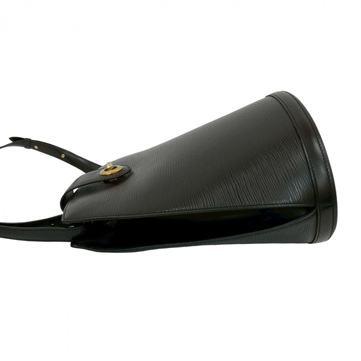LOUIS VUITTON Shoulder Bag Epi Leather black Epi Cluny