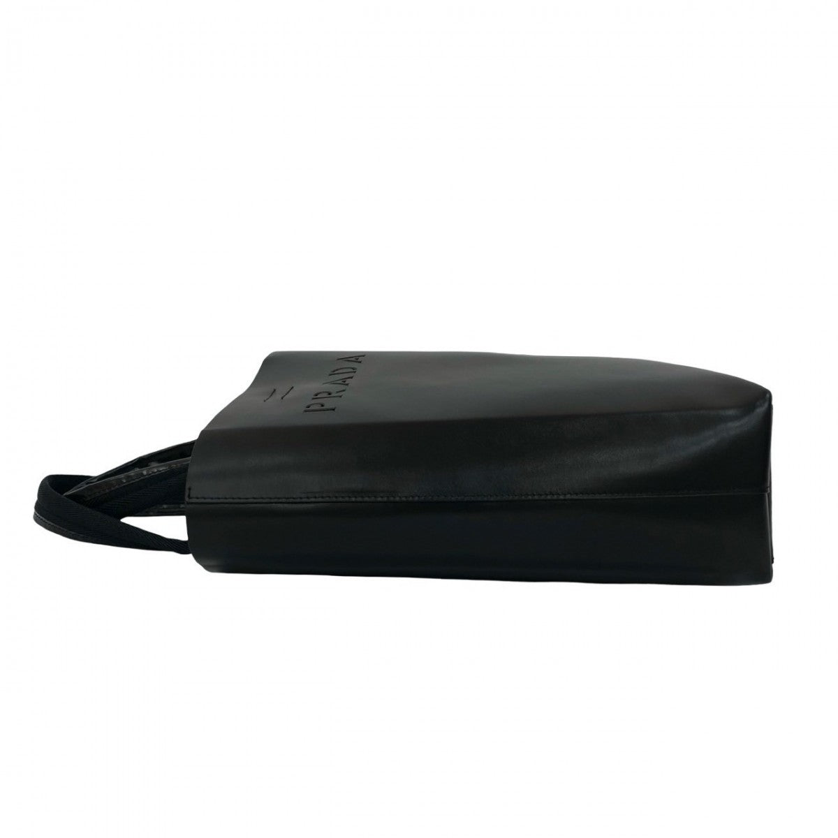 PRADA Handbag leather black