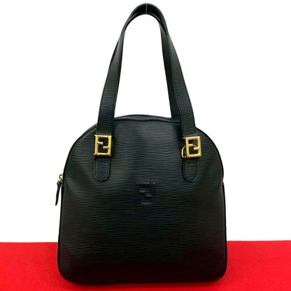 FENDI Handbag Epi Leather black