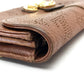 LOUIS VUITTON Long Wallet Purse M58124 monogram mahina leather Brown Two fold Mahina Clutch Amelia Women Used Authentic