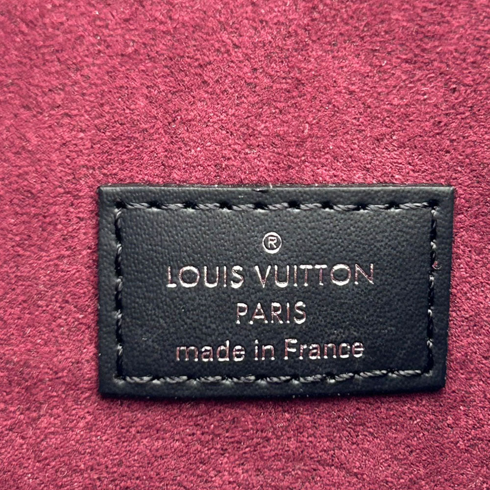 LOUIS VUITTON business bag N60255 Damier Grafitte black Alpha Triple Pouch mens(Unisex) Used Authentic