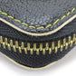 LOUIS VUITTON Long Wallet Purse M93029 leather black Suhari Zippy wallet Women Used Authentic