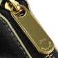 LOUIS VUITTON Long Wallet Purse M93029 leather black Suhari Zippy wallet Women Used Authentic