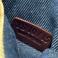 CELINE Coin case Denim, Leather blue Macadam Women Used Authentic