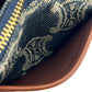 CELINE Coin case Denim, Leather blue Macadam Women Used Authentic