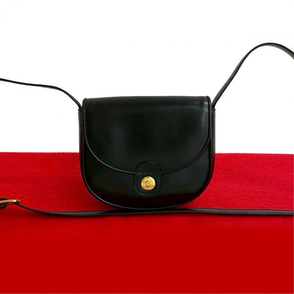 CELINE Shoulder Bag leather black