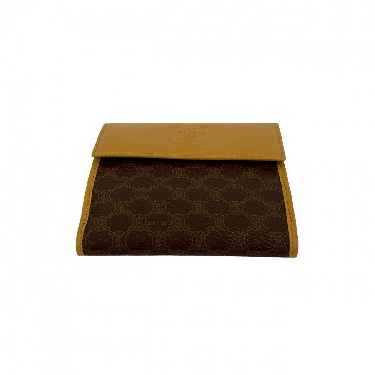 CELINE Bifold Wallet leather Brown