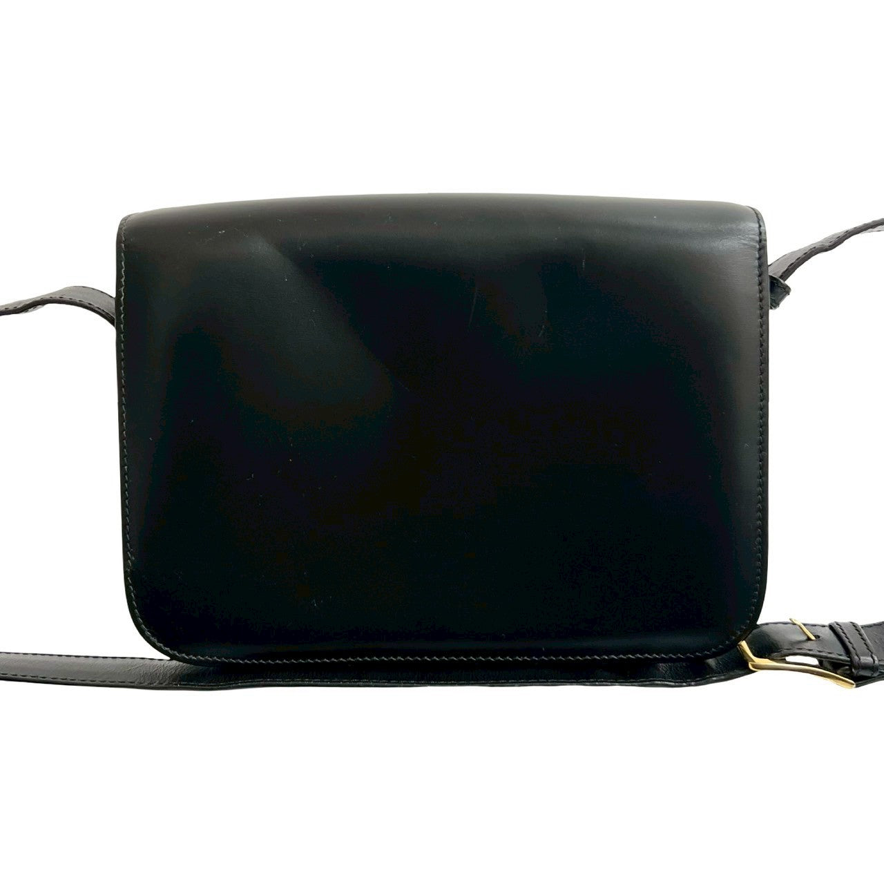 CELINE Shoulder Bag leather black
