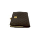 CELINE Coin case leather Brown