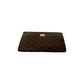 CELINE Coin case leather Brown