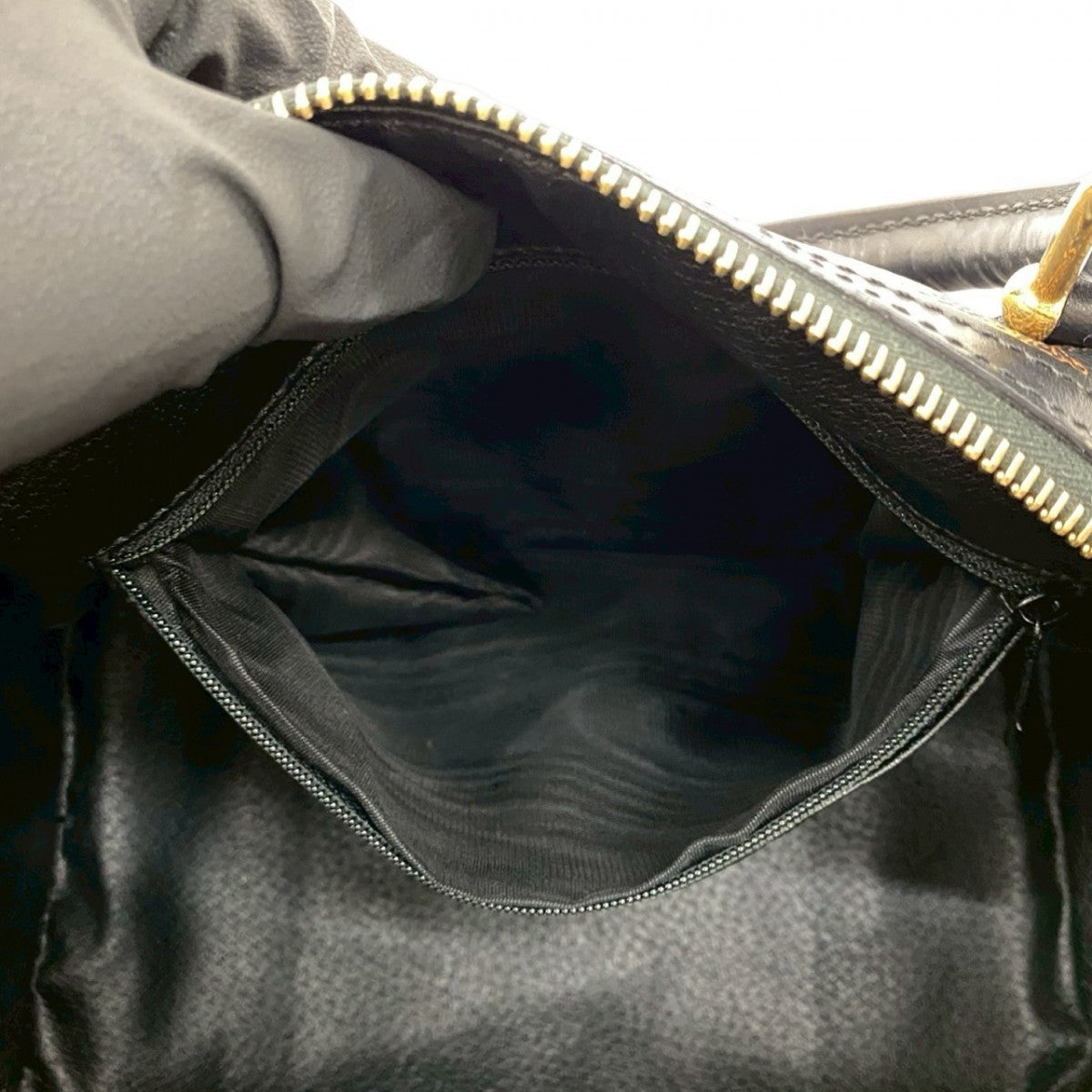 CELINE Shoulder Bag leather black