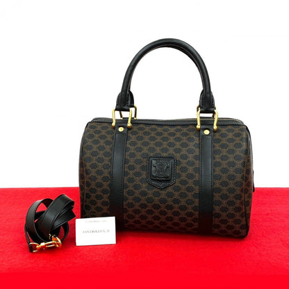 CELINE Shoulder Bag leather black
