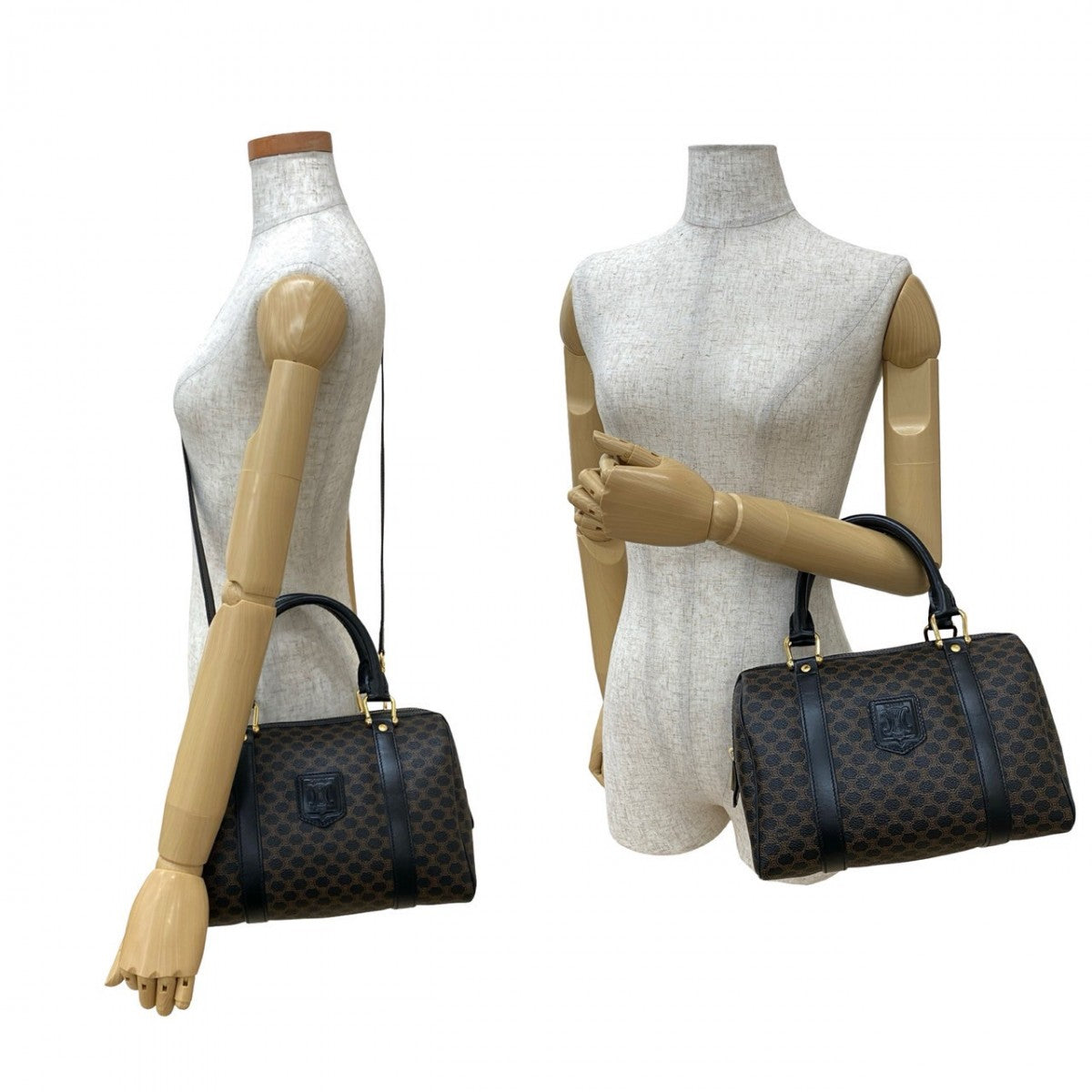 CELINE Shoulder Bag leather black