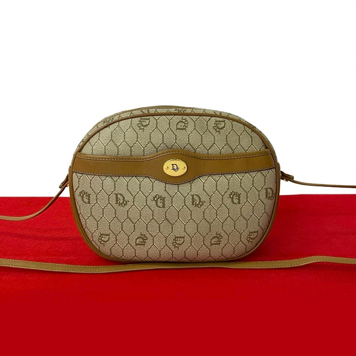 Dior Shoulder Bag leather beige