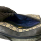GUCCI Shoulder Bag leather Navy Sherry line