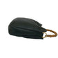GUCCI Shoulder Bag leather black Bamboo