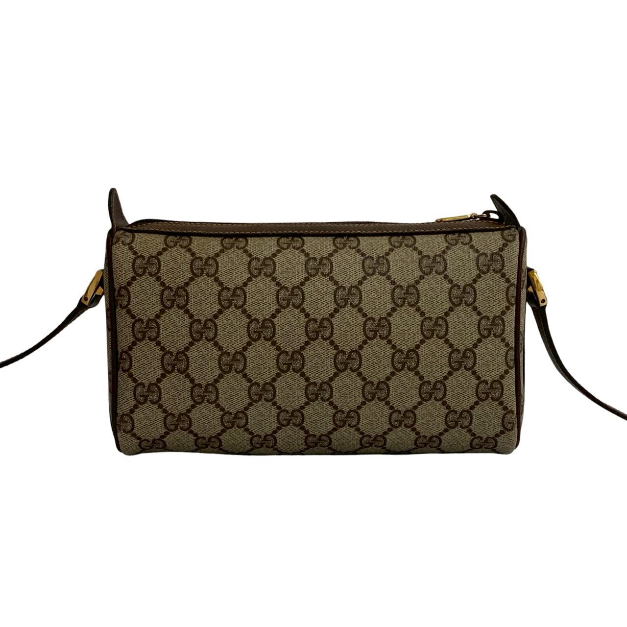 GUCCI Shoulder Bag leather Brown Sherry line