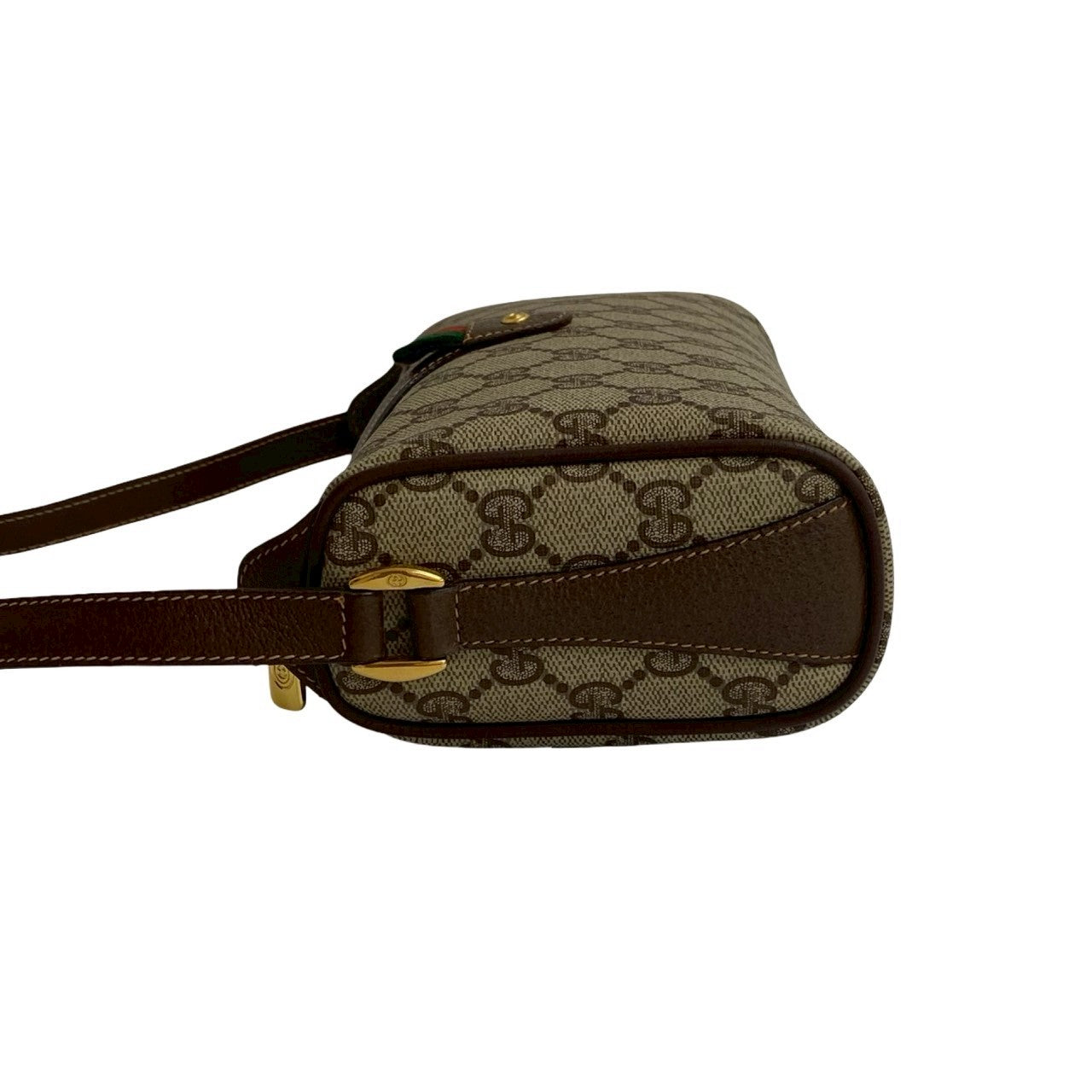 GUCCI Shoulder Bag leather Brown Sherry line