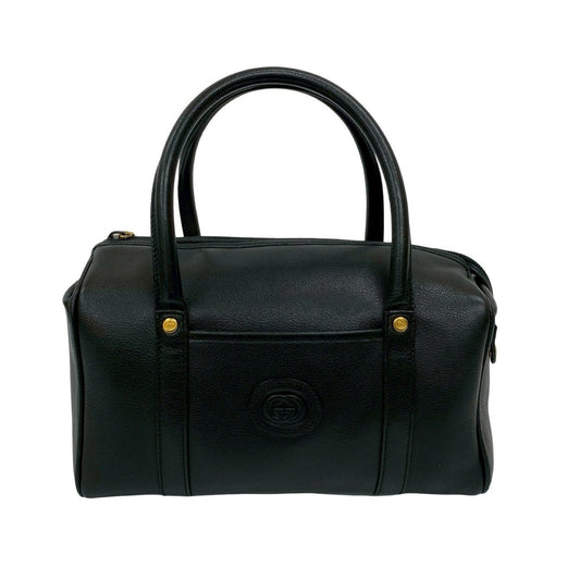 GUCCI Handbag leather black