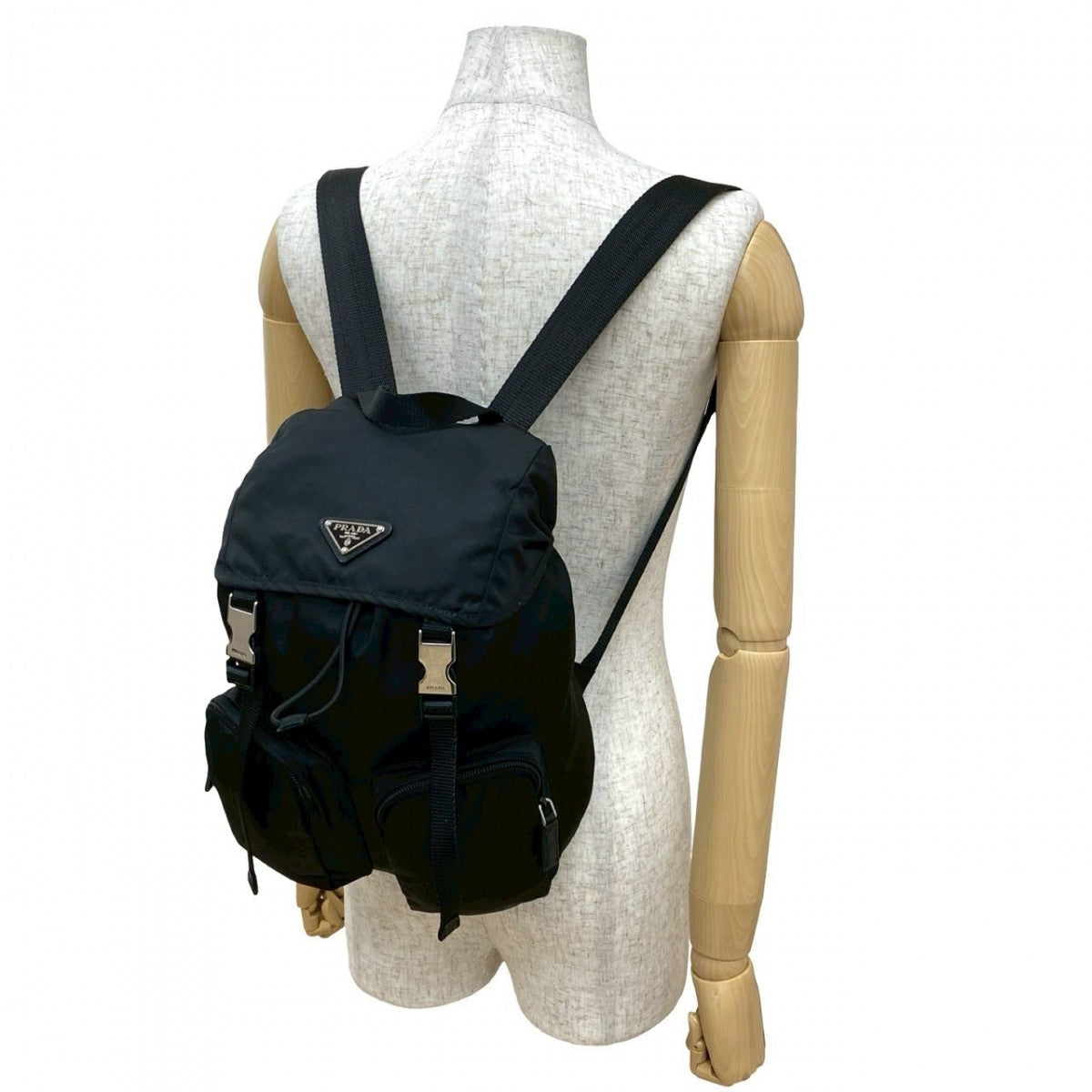 PRADA Backpack Nylon black