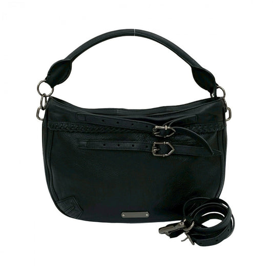 BURBERRY Shoulder Bag leather black