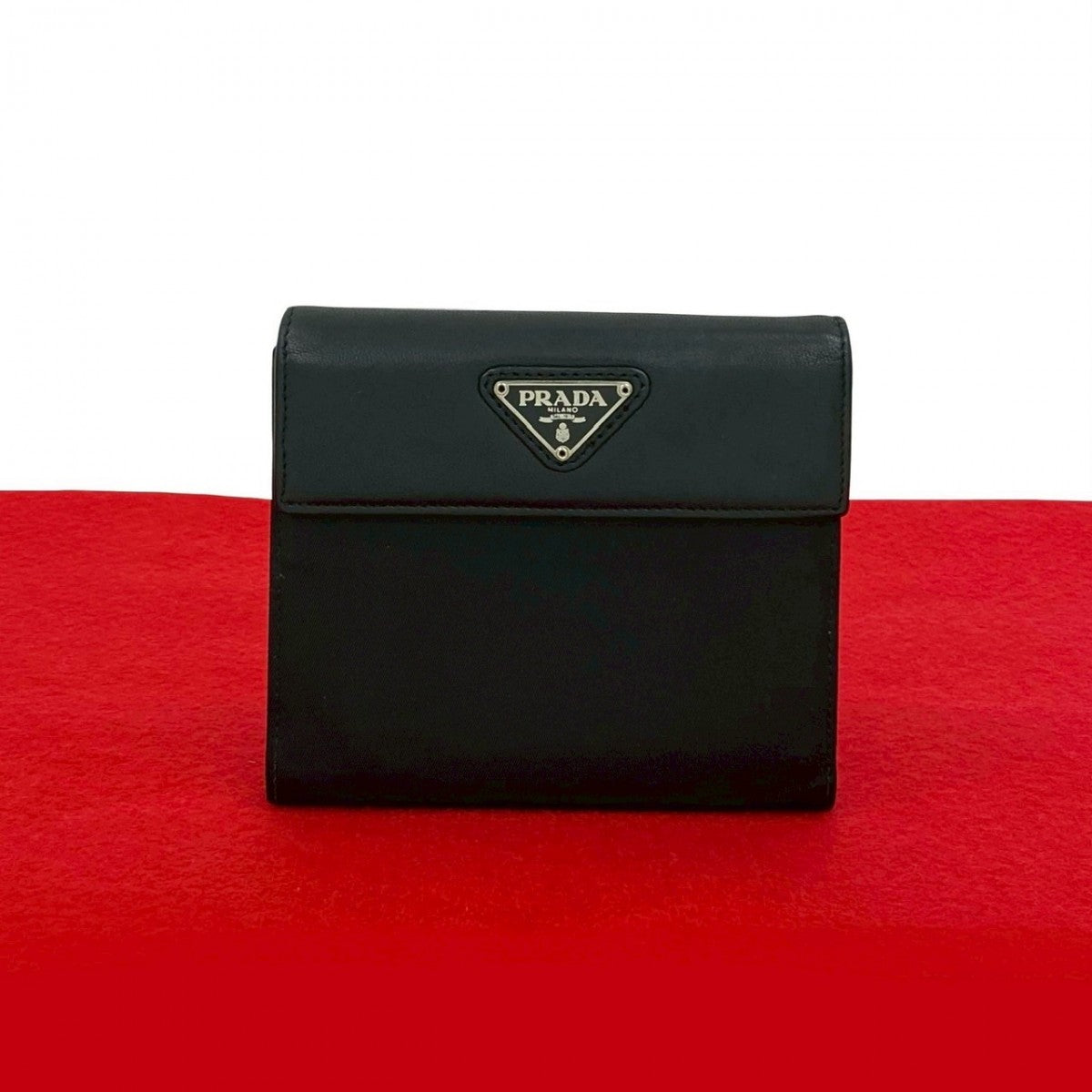 PRADA Bifold Wallet leather black